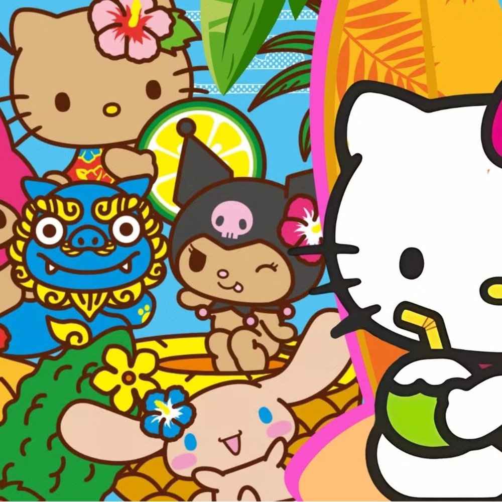 Hello Kitty and Friends Colorful Graphic Art